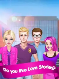 História de Amor ❤ Jogos de Namorados na Escola Screen Shot 5