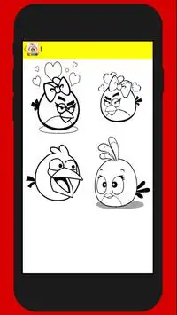 Coloring  Angry Bird for Kids Screen Shot 3