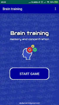 Brain training: memory: concentration Screen Shot 0