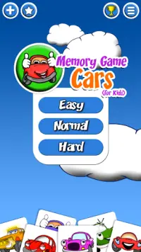 Memory Game Cars Screen Shot 4