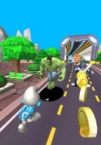 Free Smurf Runner Games Screen Shot 6