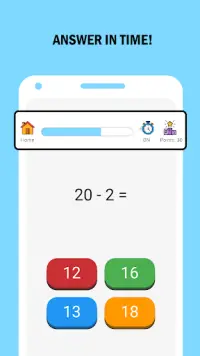 Math: Mental arithmetic game Screen Shot 3