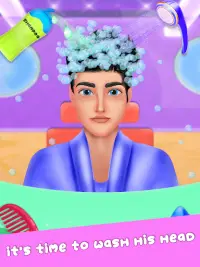 tiệm cắt tóc trò chơi râu tóc Screen Shot 1