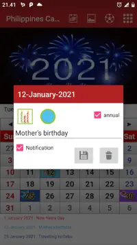Philippines Calendar 2021 Screen Shot 1