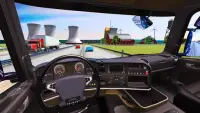 เครื่องจำลองรถบรรทุกยูโร 2018 - Truck Simulator Screen Shot 1