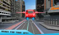 Tương lai Flying Robot Xe Taxi Trò chơi vận tải Screen Shot 2