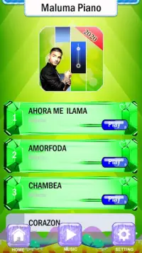 Maluma Piano Tiles Screen Shot 1