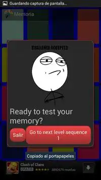 Colors Sequence Memory Screen Shot 2