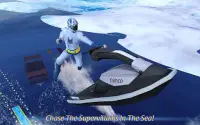 corsa acqua jetski: supereroi campionato Screen Shot 1