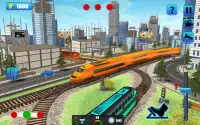 Новый поезд Sim 17: железнодорожный поезд Euro C Screen Shot 0