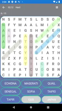 FIND WORDS - OFFLINE WORD SEEK Screen Shot 1