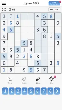 Sudoku - Free Sudoku puzzle game Screen Shot 2