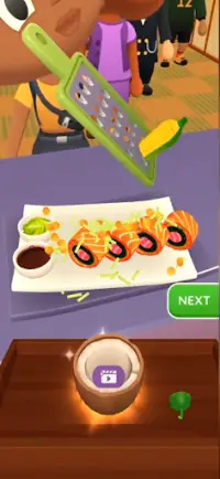 Tips of Sushi Roll 3D Game Screen Shot 7