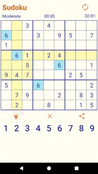 Sudoku Screen Shot 4