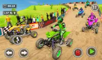 Dirt Track Racing ATV Quad Bike Racer Champion 3D Screen Shot 9