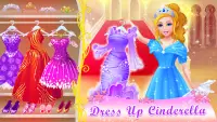 Одевалки Принцессы: Золушка Screen Shot 0