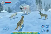 ذئب القطب الشمالي 3D سيم Screen Shot 1
