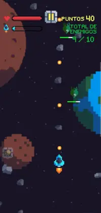 Pixel Space Wars Screen Shot 3