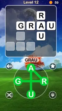 Wort Kreuz-Wortsuche Deutsch Spiel Screen Shot 2