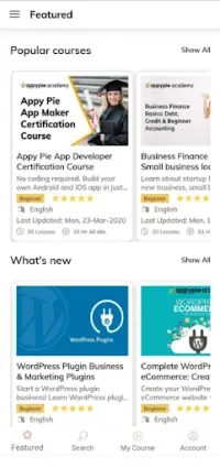 Free Online Courses For Students -Appy Pie Academy Screen Shot 2