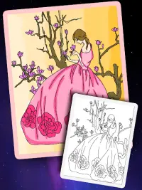 Princess Coloring Book Screen Shot 1