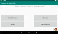 Countries, Capital cities, Continents, Flags Quiz Screen Shot 15