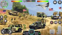 सेना वाहन कार्गो परिवहन 3D Screen Shot 1
