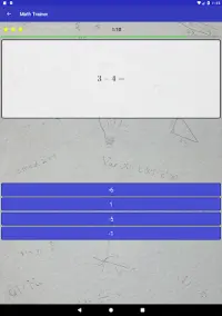 Math Trainer Screen Shot 8