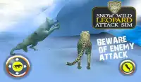 Снег Wild Leopard Attack Sim Screen Shot 10