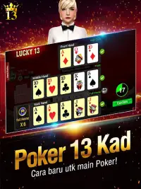 Lucky 13: 13 Card Poker Puzzle Screen Shot 14