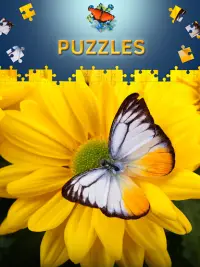 Butterfly Jigsaw Puzzles free Screen Shot 1