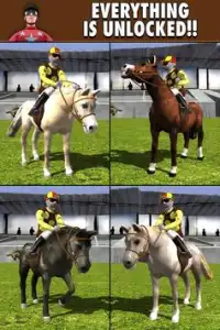 Equestrian Horse Racing Game Screen Shot 3