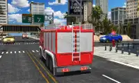 Emergency Firefighter Truck Simulator 2018 Screen Shot 0