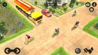 Kids BMX Bicycle Taxi Sim - Uphill Bicycle Racing Screen Shot 6