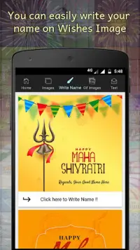 Hindu Festival Wishes Maker Screen Shot 2