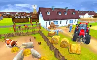 Farm Harvester- Tractor Game Screen Shot 0