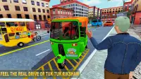 Tuk tuk Chingchi Rickshaw: Người lái xe kéo thành Screen Shot 4