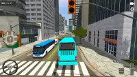 حافلة لتعليم قيادة السيارات 2019: مدرب حافلة محاكي Screen Shot 5