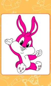 Coloring Games-Bunny Friends Screen Shot 0