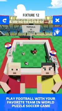 Puzzle Soccer Game Screen Shot 0