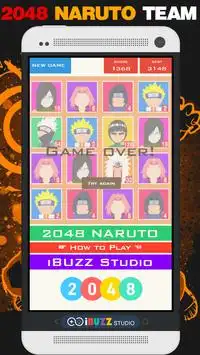 2048 Cute Naruto's Team Screen Shot 4