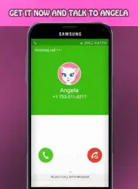 phone Call From Angela - My Talking Angela and tom Screen Shot 5