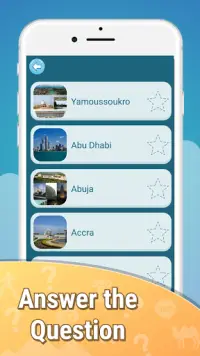 Quiz de ciudades del mundo de capitales de países Screen Shot 3