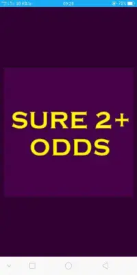 2 SURE ODDS Screen Shot 0