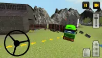 лесной грузовик 3D крайность Screen Shot 0