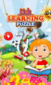 Kids Learning Jigsaw Puzzles Free Game Screen Shot 0
