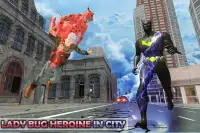Flying Lady Bug City Crime Battle Screen Shot 1