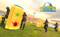High School Paintball Shooting Arena : FPS Game Screen Shot 2