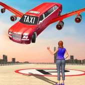 Modern Flying Car Limousine Taxi Simulator Games