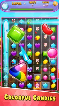 Candy Legend - puzzle match 3 candy jewel Screen Shot 1